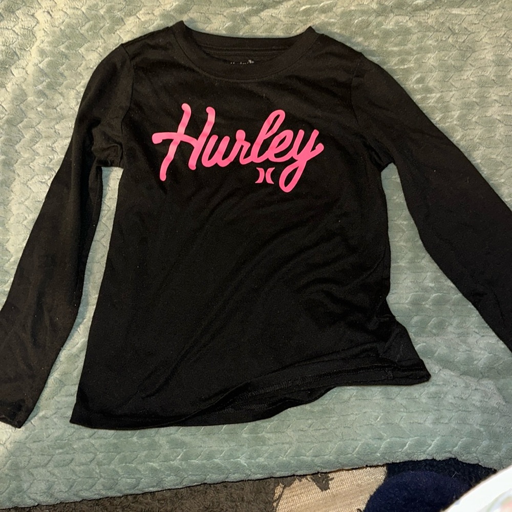 NWT Girls’ size 8 Hurley long sleeve shirt